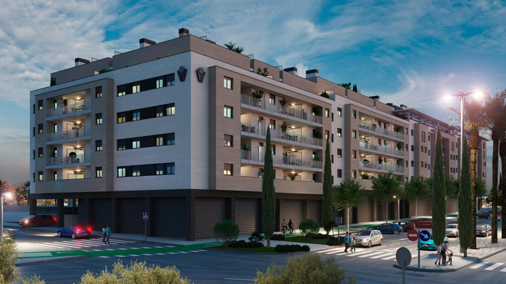 02_vista_nocturna_exterior_fachada_alma_de_bormujos_level